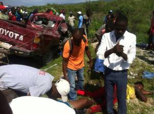 Haiti : Le Député de l’Estère impliqué dans un grave accident, 15 morts
