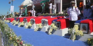 Haiti: Un groupe d’individus a tenté de troubler les funérailles officielles