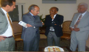 Haiti: L’ex Président Jean-Bertrand Aristide reçoit les membres du Club de Madrid
