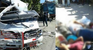 Haiti: Plus de 12 morts dans un terrible accident à Fonds des Nègres ( IMAGES CHOQUANTES )